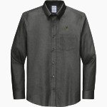 Eagles Landing Golden Eagles Brooks Brothers Wrinkle-Free Stretch Nailhead Shirt Front Thumbnail