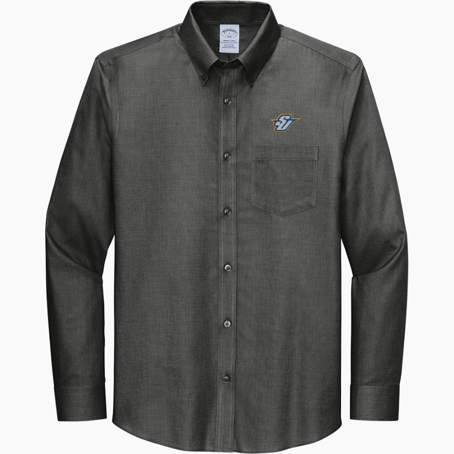 Spalding University Eagles <span class="pdp-name-mascot">Spalding University Eagles</span> Brooks Brothers Wrinkle-Free Stretch Nailhead Shirt