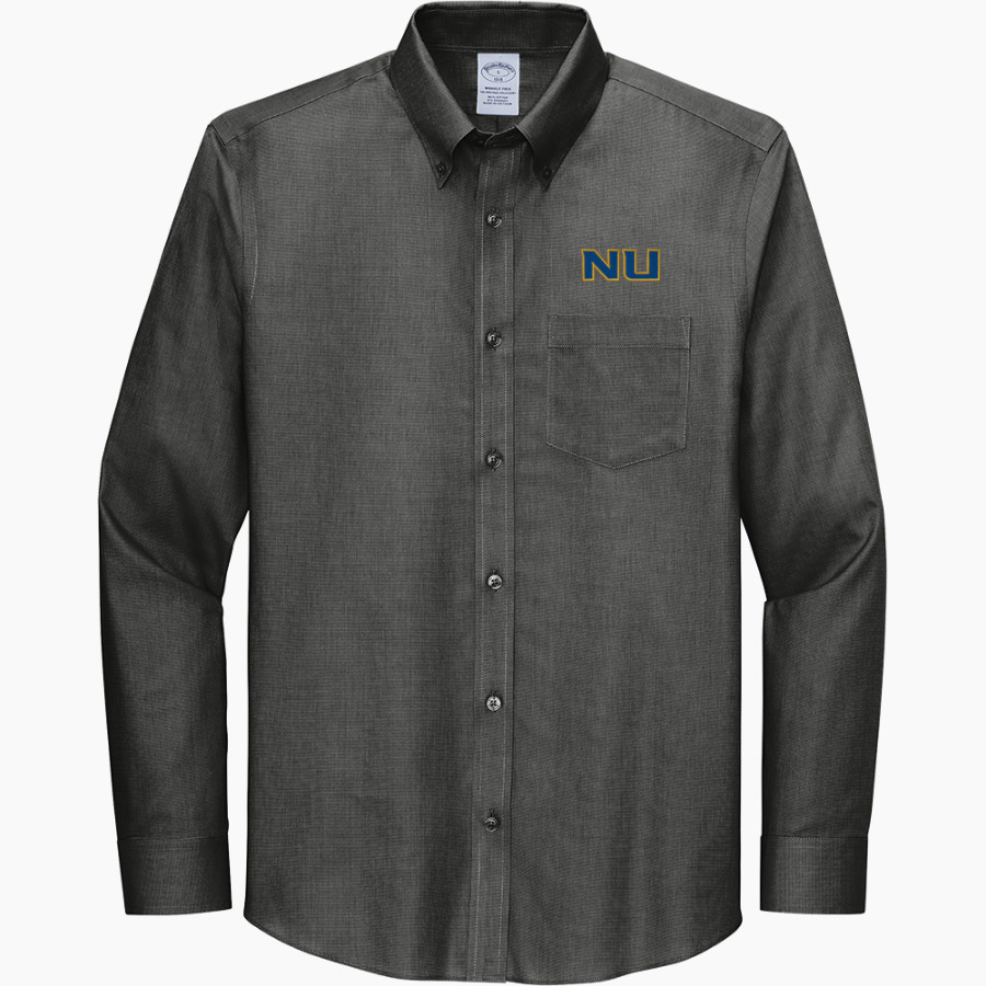 Northwest University Eagles Online Store <span class="pdp-name-mascot">Northwest Eagles</span> Brooks Brothers Wrinkle-Free Stretch Nailhead Shirt