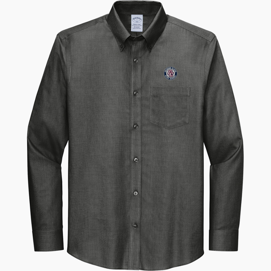 Crimson Cliffs Mustangs <span class="pdp-name-mascot">Crimson Cliffs Mustangs</span> Brooks Brothers Wrinkle-Free Stretch Nailhead Shirt