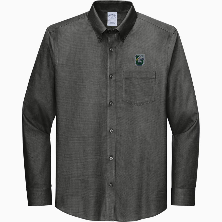 Gunston Herons <span class="pdp-name-mascot">Gunston Herons</span> Brooks Brothers Wrinkle-Free Stretch Nailhead Shirt