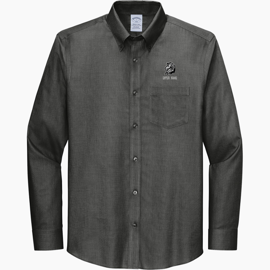 HARRY S TRUMAN HIGH SCHOOL MUSTANGS <span class="pdp-name-mascot">HARRY S TRUMAN MUSTANGS</span> Brooks Brothers Wrinkle-Free Stretch Nailhead Shirt