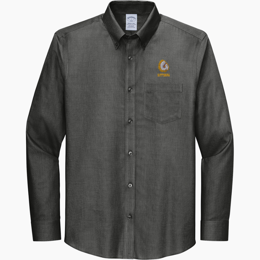 Scottsburg SMS <span class="pdp-name-mascot">Scottsburg SMS</span> Brooks Brothers Wrinkle-Free Stretch Nailhead Shirt
