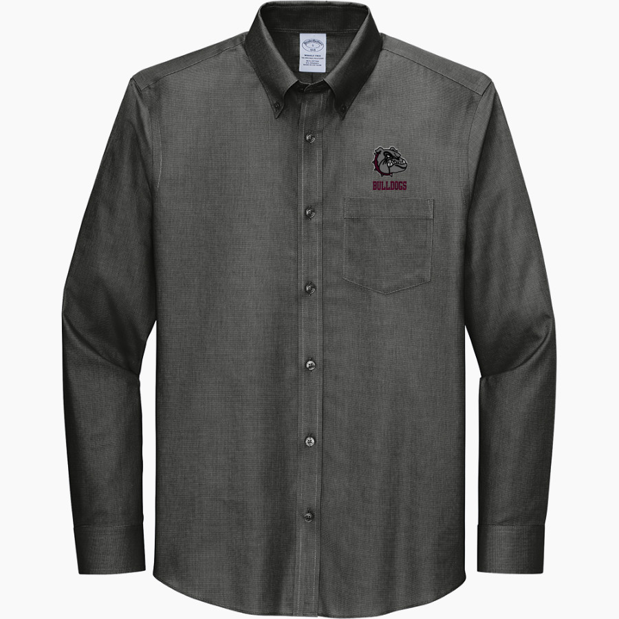 EDMOND MEMORIAL HIGH SCHOOL BULLDOGS <span class="pdp-name-mascot">EDMOND MEMORIAL BULLDOGS</span> Brooks Brothers Wrinkle-Free Stretch Nailhead Shirt
