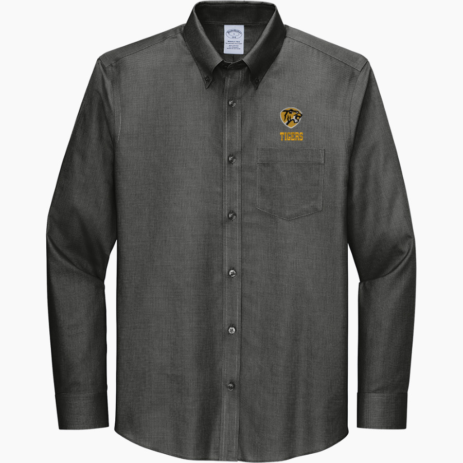 Computech Tigers <span class="pdp-name-mascot">Computech Middle School Tigers</span> Brooks Brothers Wrinkle-Free Stretch Nailhead Shirt