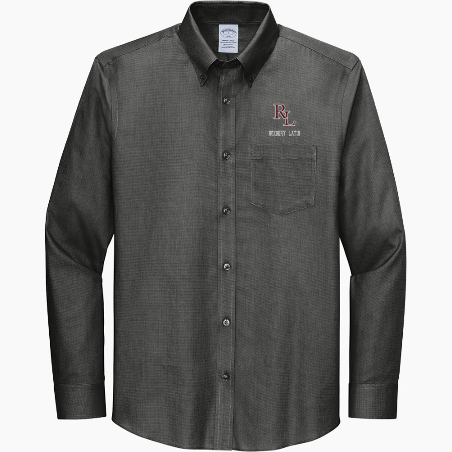 Roxbury Latin Brooks Brothers Wrinkle-Free Stretch Nailhead Shirt