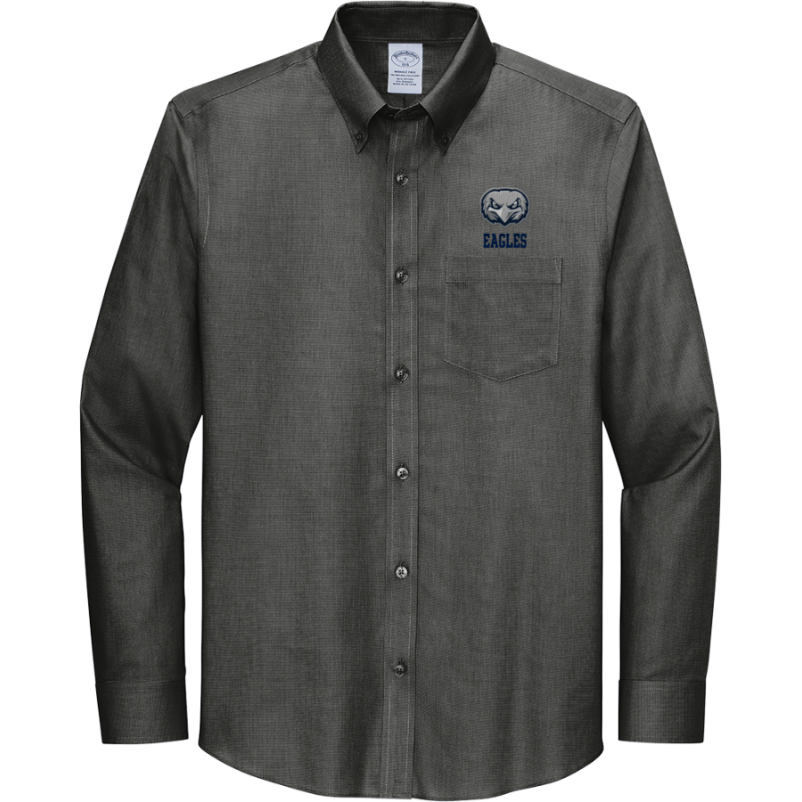 Legacy Eagles <span class="pdp-name-mascot">Legacy Charter Eagles</span> Brooks Brothers Wrinkle-Free Stretch Nailhead Shirt