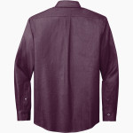 Trevecca University Trojans Brooks Brothers Wrinkle-Free Stretch Nailhead Shirt Back Thumbnail