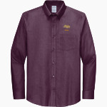 ARLINGTON SAGE ARLINGTON SAGE <span class="pdp-name-mascot">ARLINGTON SAGE</span> Brooks Brothers Wrinkle-Free Stretch Nailhead Shirt Front Thumbnail
