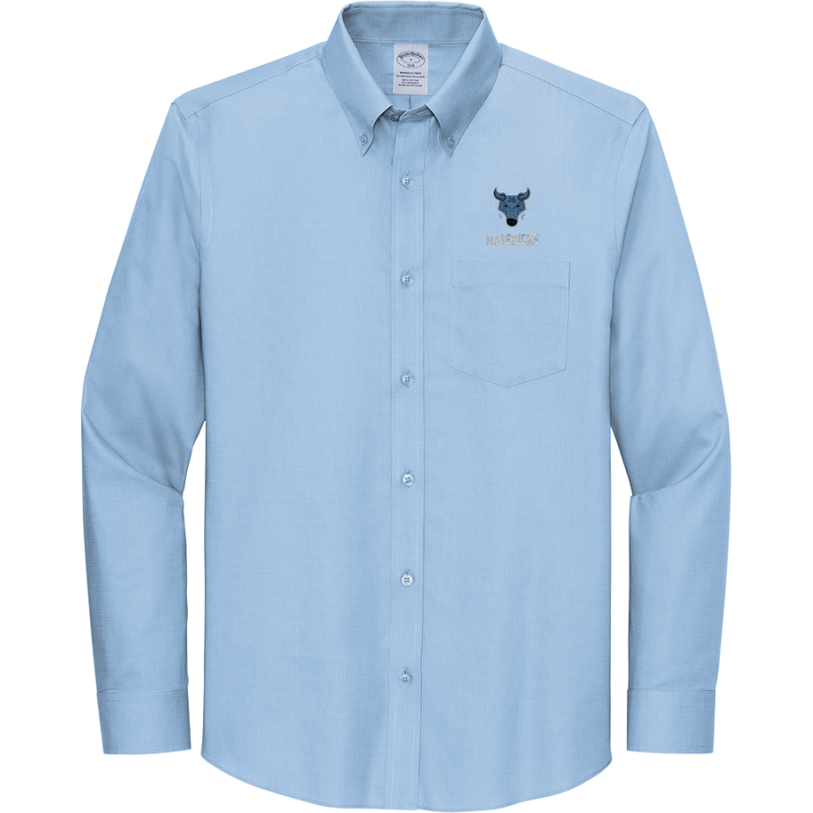 Mendez Mavericks <span class="pdp-name-mascot">Mendez Mavericks</span> Brooks Brothers Wrinkle-Free Stretch Nailhead Shirt