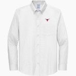 DOVER HIGH SCHOOL LONGHORNS Brooks Brothers Wrinkle-Free Stretch Nailhead Shirt Front Thumbnail