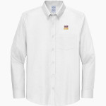 BAKER HIGH SCHOOL GATORS Brooks Brothers Wrinkle-Free Stretch Nailhead Shirt Front Thumbnail