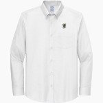 West Virginia State Yellow Jackets Brooks Brothers Wrinkle-Free Stretch Nailhead Shirt Front Thumbnail