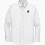 Bluefield University Sideline Store <span class="pdp-name-mascot">Bluefield University</span> Brooks Brothers Wrinkle-Free Stretch Nailhead Shirt Front Thumbnail