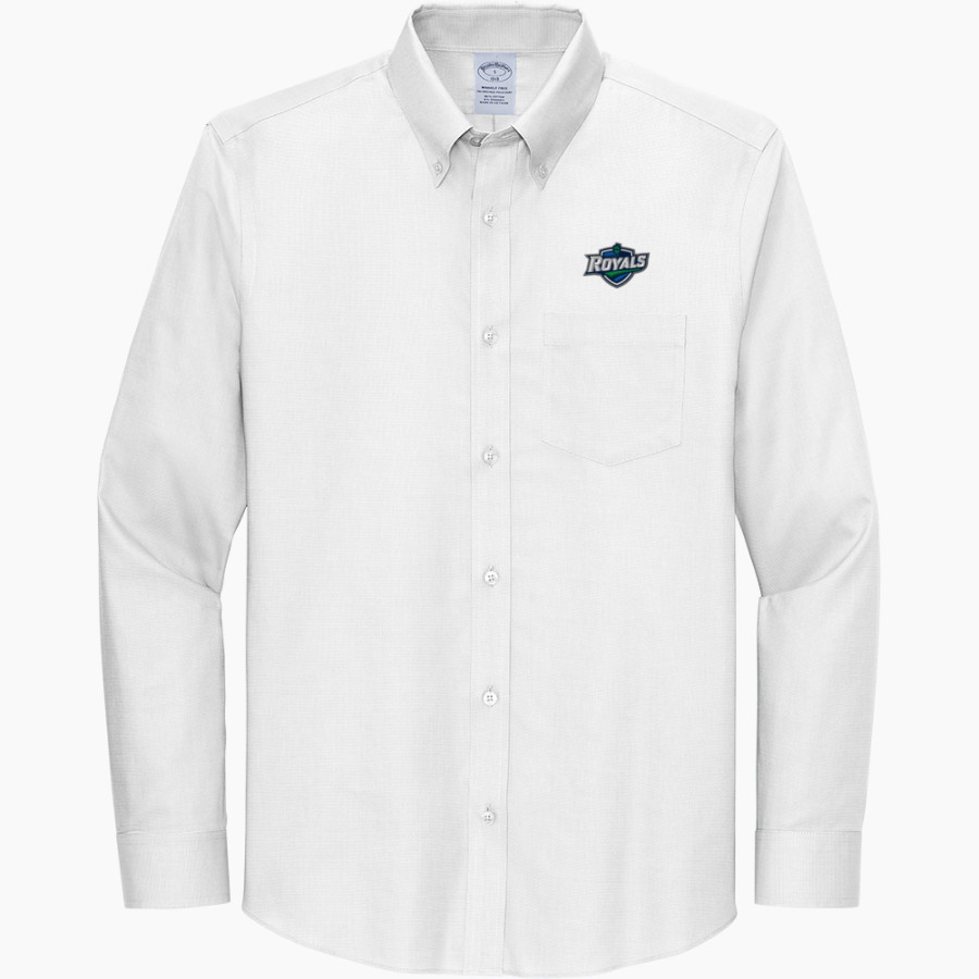 Great Oaks Academy Great Oaks Academy <span class="pdp-name-mascot">Great Oaks Academy</span> Brooks Brothers Wrinkle-Free Stretch Nailhead Shirt