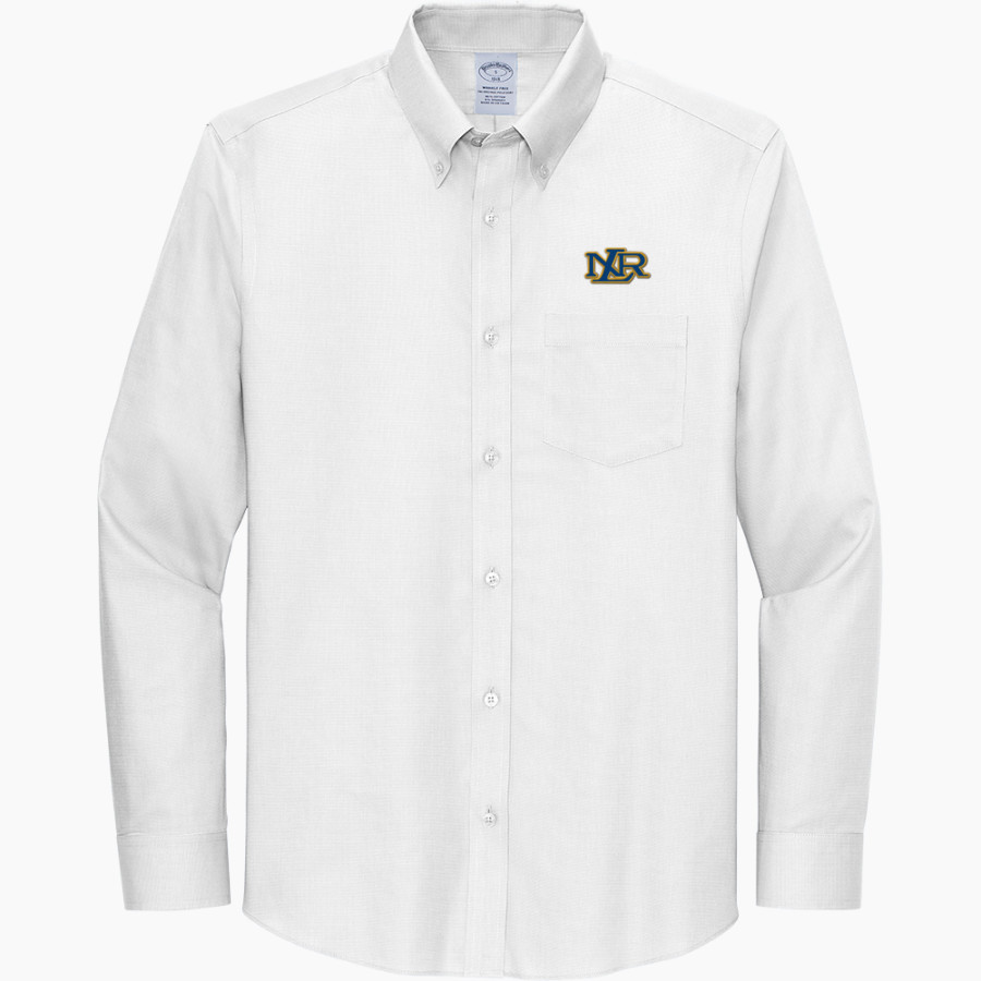 NORTH LITTLE ROCK HIGH SCHOOL CHARGING WILDCATS <span class="pdp-name-mascot">NORTH LITTLE ROCK CHARGING WILDCATS</span> Brooks Brothers Wrinkle-Free Stretch Nailhead Shirt