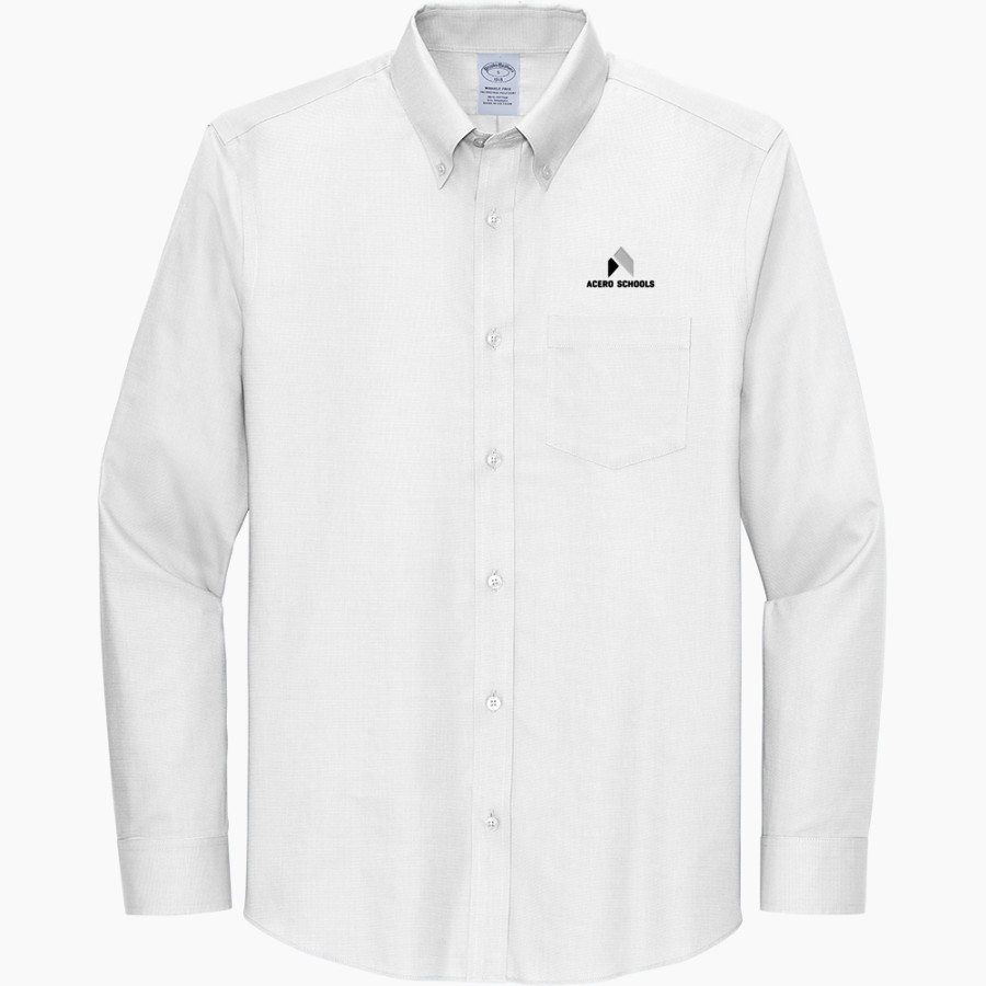 Acero Schools Chicago Brooks Brothers Wrinkle-Free Stretch Nailhead Shirt