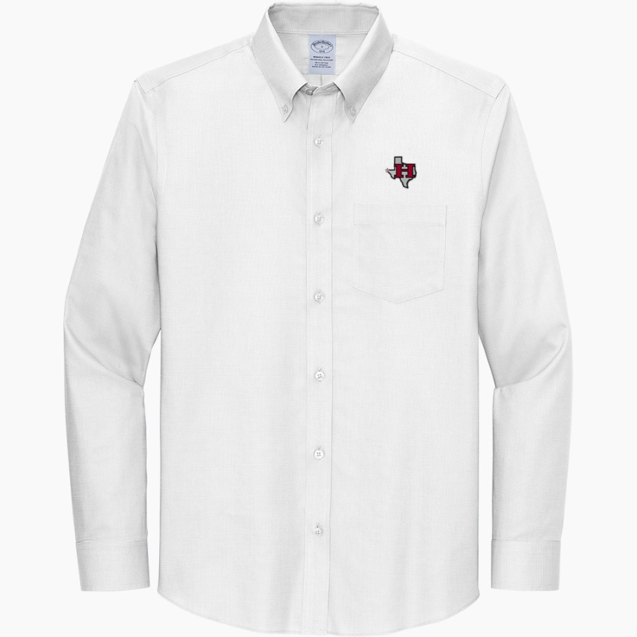 HANKS HIGH SCHOOL Knights Online Store <span class="pdp-name-mascot">HANKS KNIGHTS</span> Brooks Brothers Wrinkle-Free Stretch Nailhead Shirt