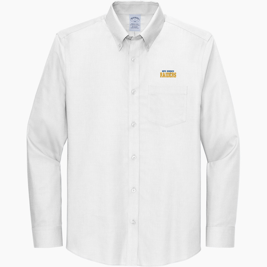 North Brunswick Raiders <span class="pdp-name-mascot">North Brunswick Raiders</span> Brooks Brothers Wrinkle-Free Stretch Nailhead Shirt
