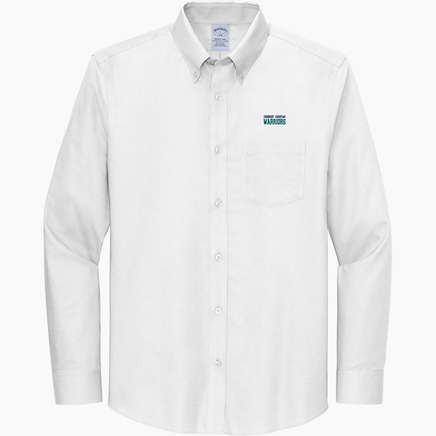 Crosspoint Christian Warriors Brooks Brothers Wrinkle-Free Stretch Nailhead Shirt
