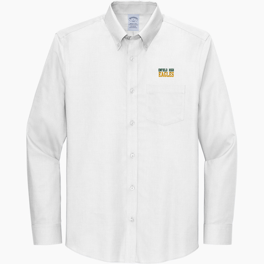 Enfield High School Eagles <span class="pdp-name-mascot">Enfield High Eagles</span> Brooks Brothers Wrinkle-Free Stretch Nailhead Shirt