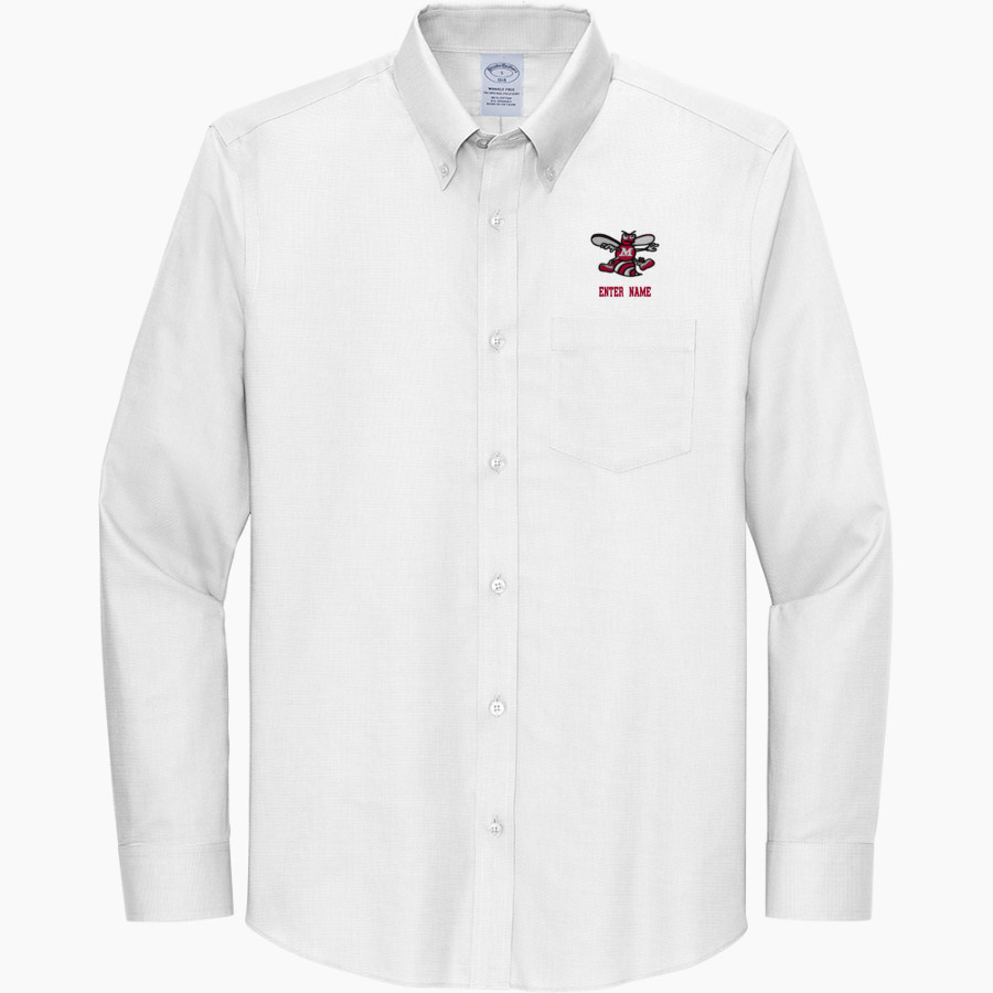 Medora Hornets <span class="pdp-name-mascot">Medora Hornets</span> Brooks Brothers Wrinkle-Free Stretch Nailhead Shirt