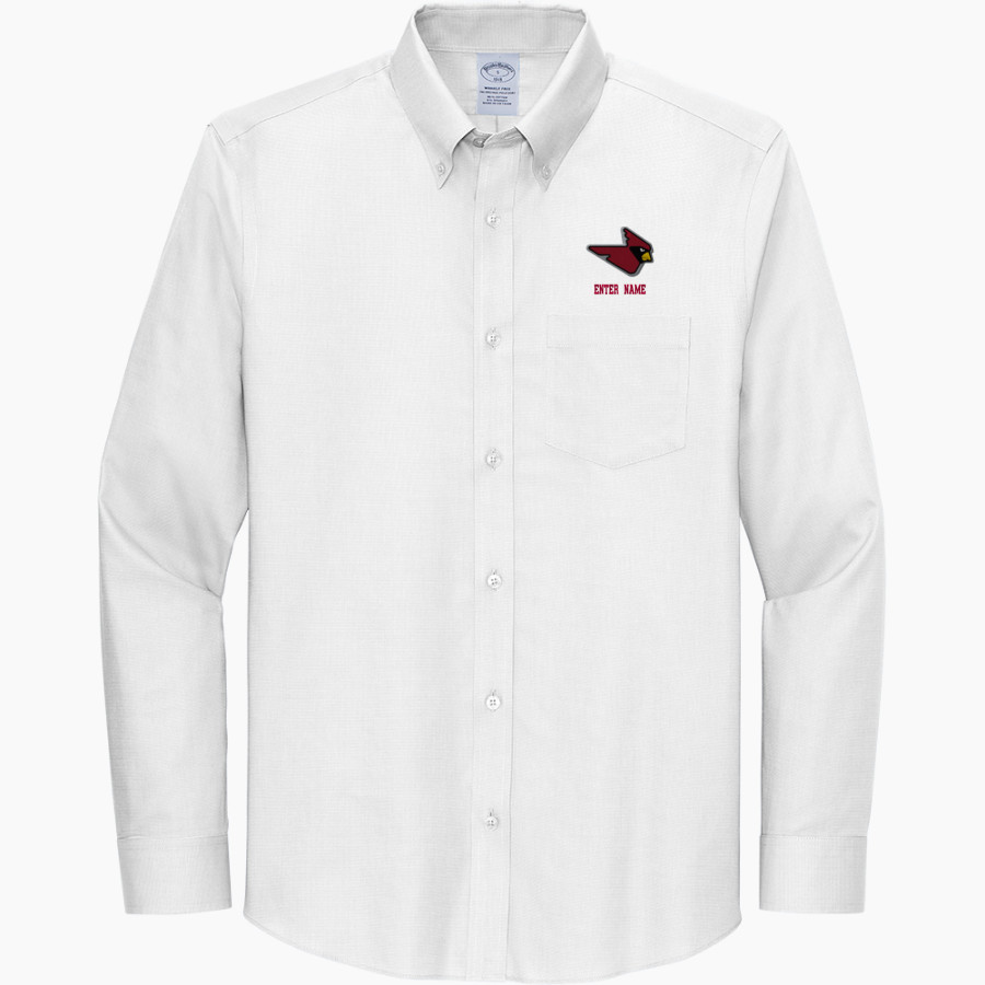 Pope Francis Cardinals Brooks Brothers Wrinkle-Free Stretch Nailhead Shirt