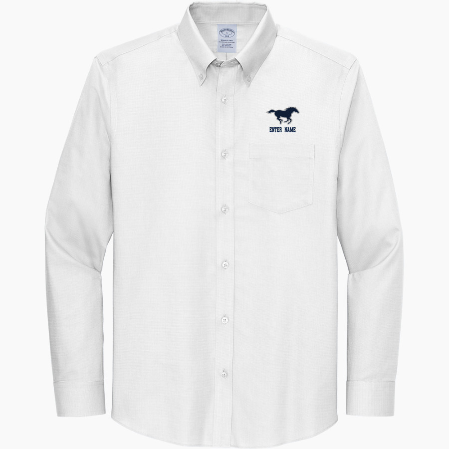 Sierra Canyon School Trailblazers Online Store <span class="pdp-name-mascot">Sierra Trailblazers</span> Brooks Brothers Wrinkle-Free Stretch Nailhead Shirt
