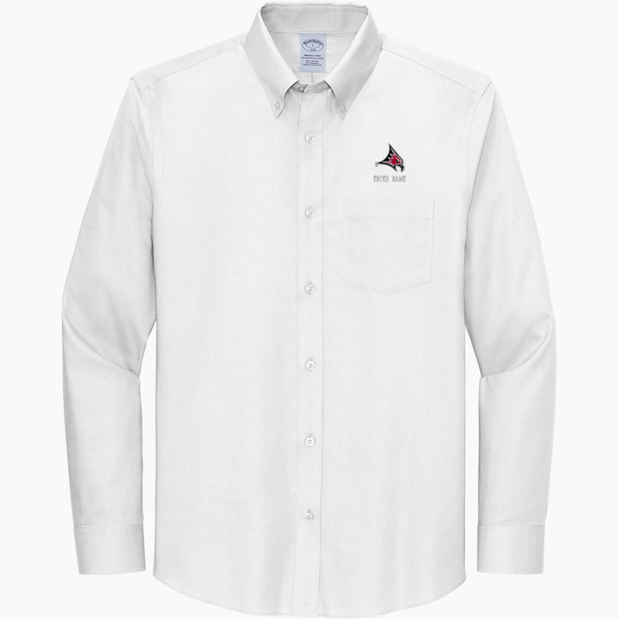 UW River Falls Falcons <span class="pdp-name-mascot">UW River Falls Falcons</span> Brooks Brothers Wrinkle-Free Stretch Nailhead Shirt