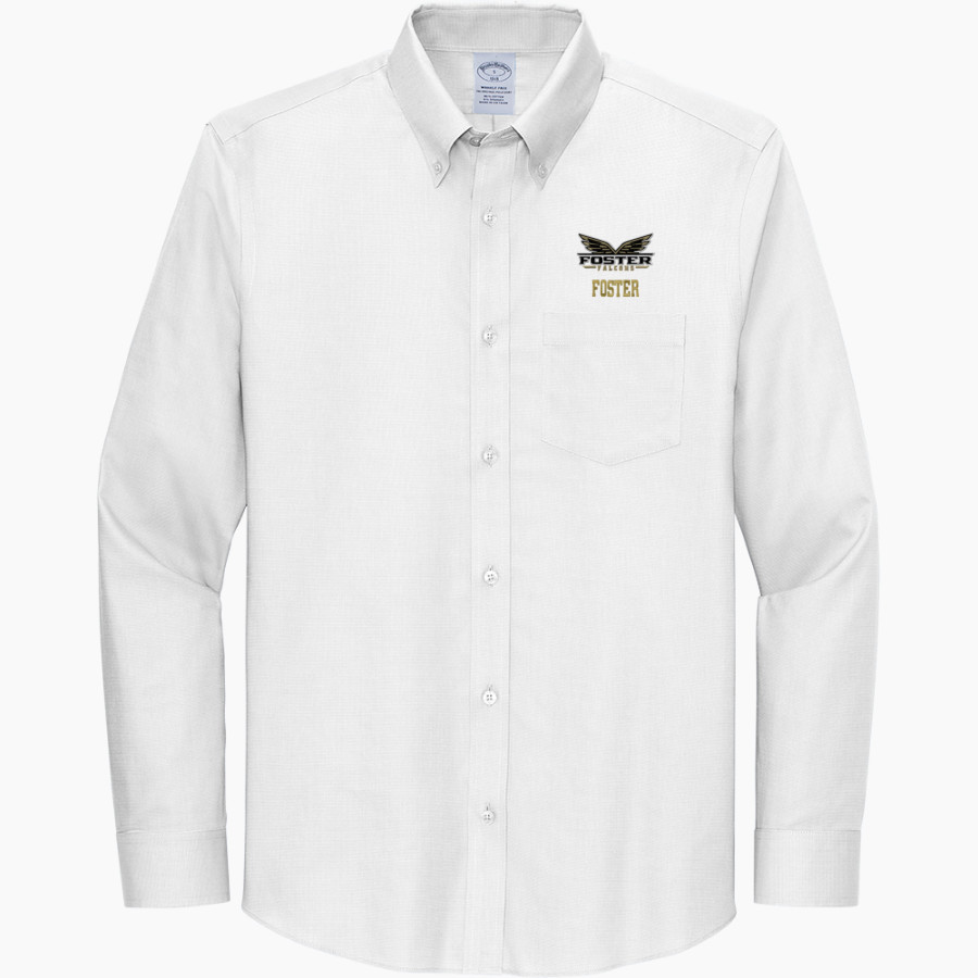 FOSTER HIGH SCHOOL FALCONS <span class="pdp-name-mascot">FOSTER FALCONS</span> Brooks Brothers Wrinkle-Free Stretch Nailhead Shirt