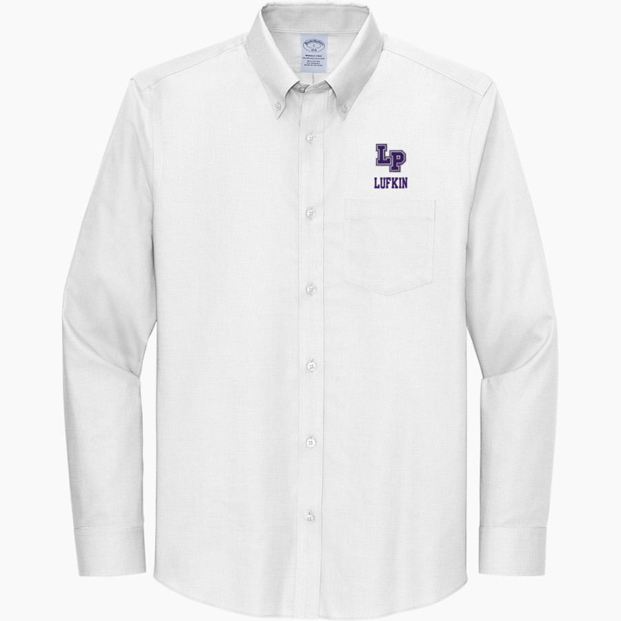 LUFKIN HIGH SCHOOL PANTHERS <span class="pdp-name-mascot">LUFKIN PANTHERS</span> Brooks Brothers Wrinkle-Free Stretch Nailhead Shirt