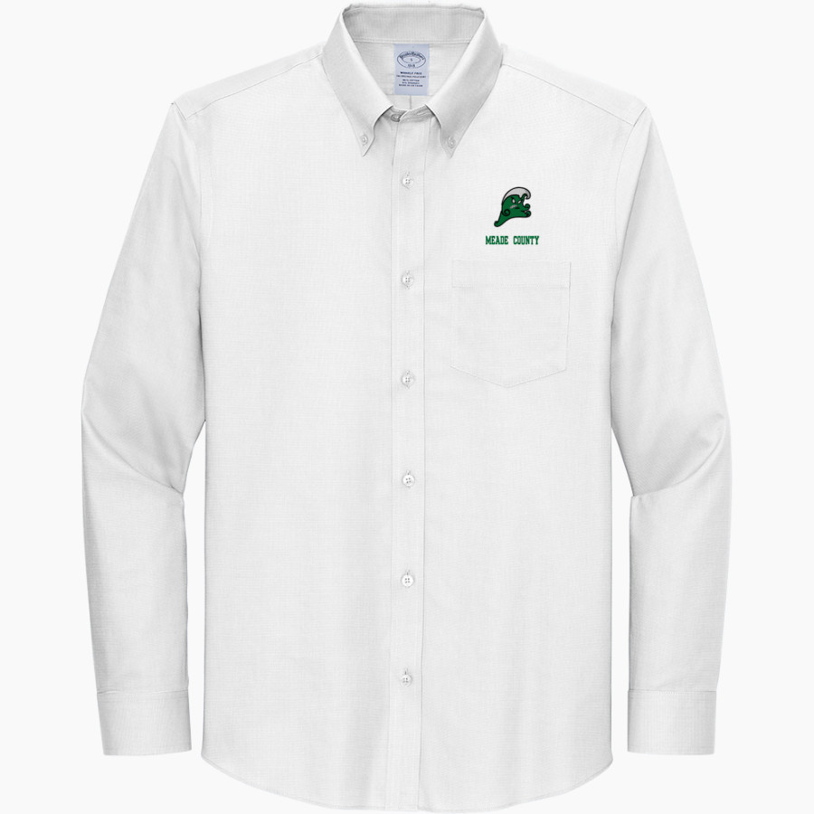 MEADE COUNTY HIGH SCHOOL GREENWAVES <span class="pdp-name-mascot">MEADE COUNTY GREENWAVES</span> Brooks Brothers Wrinkle-Free Stretch Nailhead Shirt