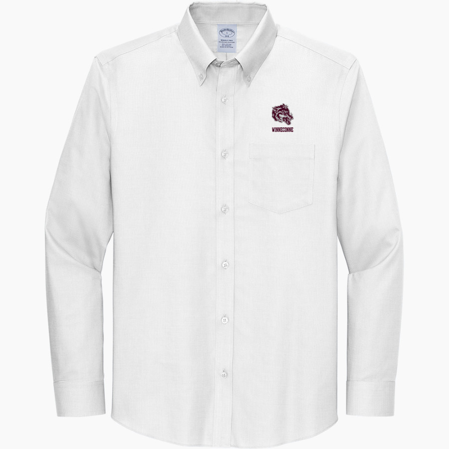 WINNECONNE HIGH SCHOOL WOLVES <span class="pdp-name-mascot">WINNECONNE WOLVES</span> Brooks Brothers Wrinkle-Free Stretch Nailhead Shirt