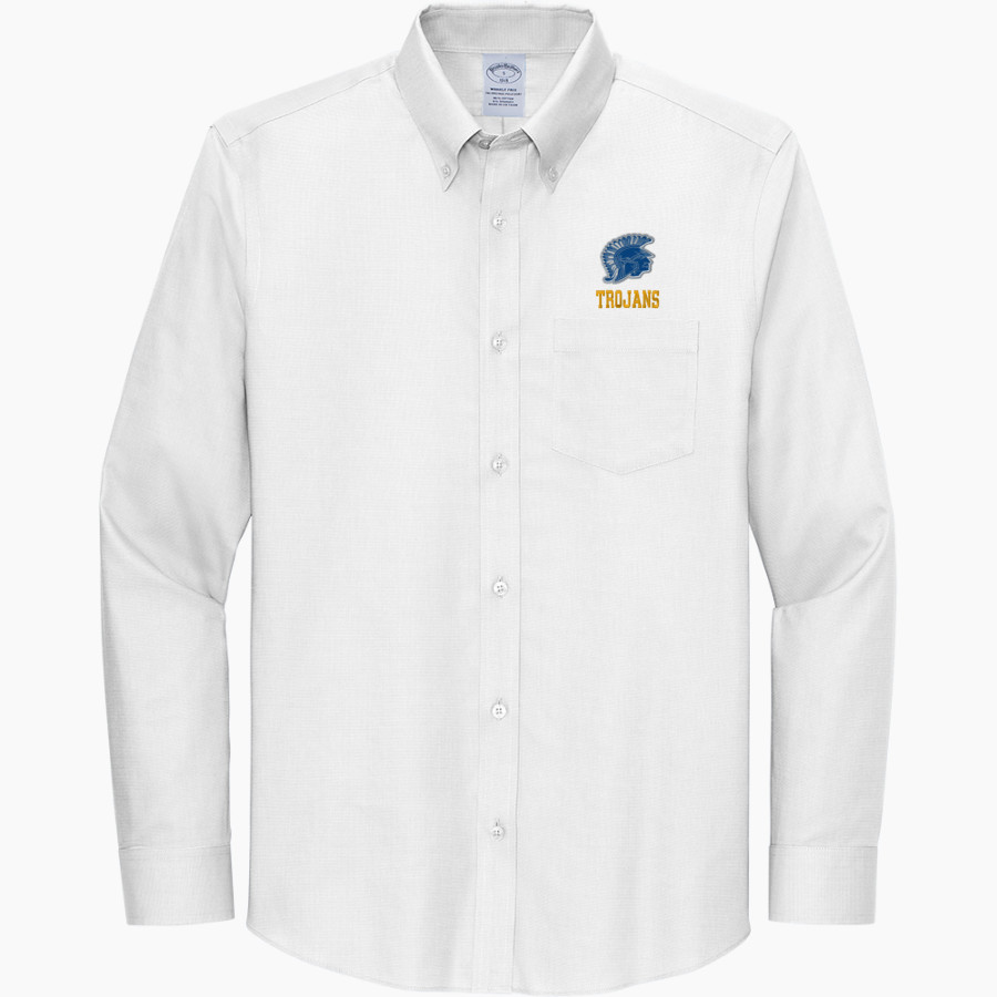 Tichenor Middle School Trojans <span class="pdp-name-mascot">Tichenor Middle School Trojans</span> Brooks Brothers Wrinkle-Free Stretch Nailhead Shirt