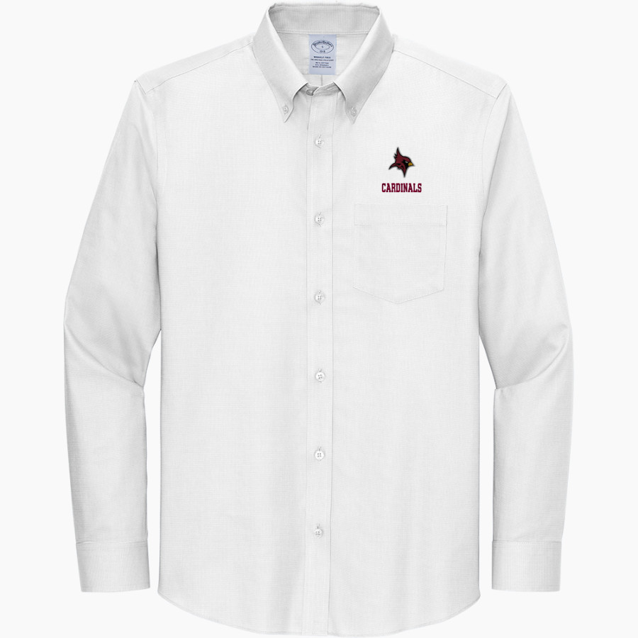 Fisher Cardinals <span class="pdp-name-mascot">Fisher Cardinals</span> Brooks Brothers Wrinkle-Free Stretch Nailhead Shirt