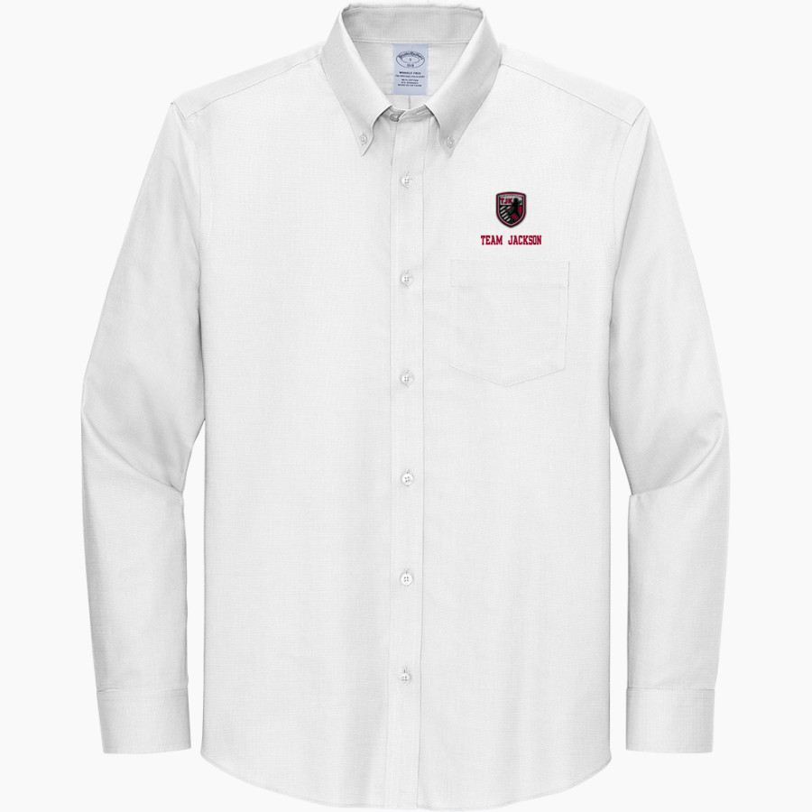 Team Jackson Kicking Online Store <span class="pdp-name-mascot">Team Jackson Kicking</span> Brooks Brothers Wrinkle-Free Stretch Nailhead Shirt