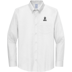 Fenwick Friars The Official Online Store <span class="pdp-name-mascot">Fenwick Friars</span> Brooks Brothers Wrinkle-Free Stretch Nailhead Shirt Front Thumbnail