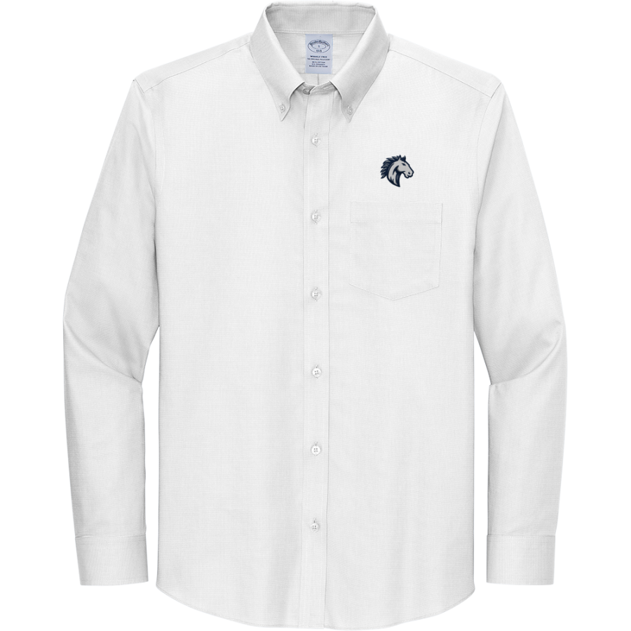 Grand Traverse Academy Mustangs <span class="pdp-name-mascot">Grand Traverse Academy Mustangs</span> Brooks Brothers Wrinkle-Free Stretch Nailhead Shirt