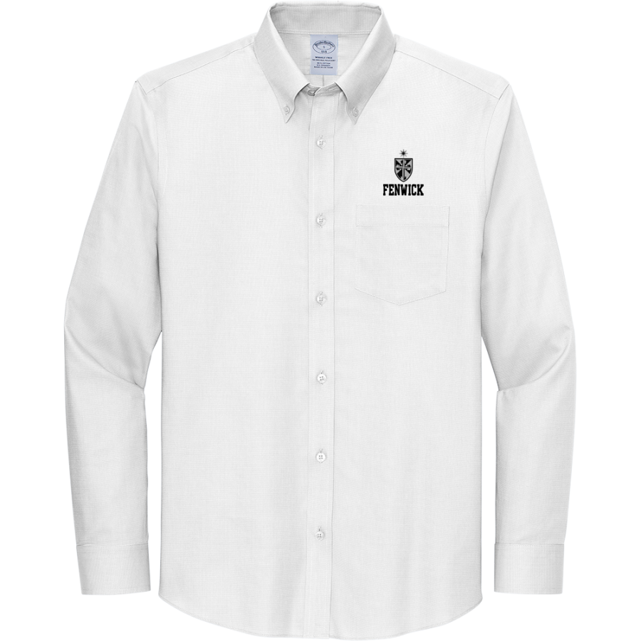 Fenwick Friars The Official Online Store <span class="pdp-name-mascot">Fenwick Friars</span> Brooks Brothers Wrinkle-Free Stretch Nailhead Shirt