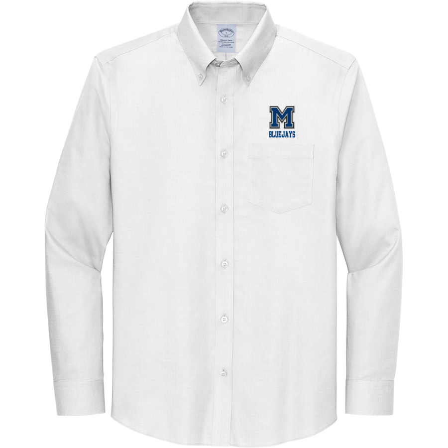 MANCOS HIGH SCHOOL BLUEJAYS <span class="pdp-name-mascot">MANCOS BLUEJAYS</span> Brooks Brothers Wrinkle-Free Stretch Nailhead Shirt