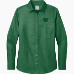 WOODINVILLE HIGH SCHOOL FALCONS <span class="pdp-name-mascot">WOODINVILLE FALCONS</span> Brooks Brothers Women's Wrinkle-Free Stretch Nailhead Shirt Front Thumbnail