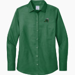 Summerville Green Wave <span class="pdp-name-mascot">Summerville Green Wave</span> Brooks Brothers Women's Wrinkle-Free Stretch Nailhead Shirt Front Thumbnail