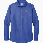 ROBERTO CLEMENTE HIGH SCHOOL WILDCATS <span class="pdp-name-mascot">ROBERTO CLEMENTE WILDCATS</span> Brooks Brothers Women's Wrinkle-Free Stretch Nailhead Shirt Front Thumbnail
