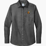 Lewis & Clark College The Official Online Store <span class="pdp-name-mascot">Lewis & Clark Pioneers</span> Brooks Brothers Women's Wrinkle-Free Stretch Nailhead Shirt Front Thumbnail