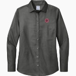 Red Hook Faculty Association RHFA Brooks Brothers Women's Wrinkle-Free Stretch Nailhead Shirt Front Thumbnail