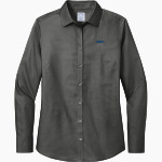 Covenant Scots <span class="pdp-name-mascot">Covenant Scots</span> Brooks Brothers Women's Wrinkle-Free Stretch Nailhead Shirt Front Thumbnail