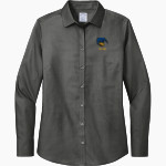 LINN BENTON Roadrunners Brooks Brothers Women's Wrinkle-Free Stretch Nailhead Shirt Front Thumbnail