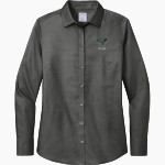 Green Tech Eagles <span class="pdp-name-mascot">Green Tech Soaring Eagles</span> Brooks Brothers Women's Wrinkle-Free Stretch Nailhead Shirt Front Thumbnail