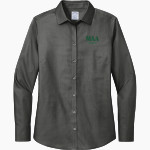 Mount Alvernia Academy Hawks Brooks Brothers Women's Wrinkle-Free Stretch Nailhead Shirt Front Thumbnail