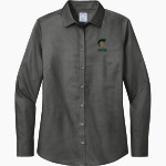 Mayo Spartans <span class="pdp-name-mascot">Mayo Spartans</span> Brooks Brothers Women's Wrinkle-Free Stretch Nailhead Shirt Front Thumbnail